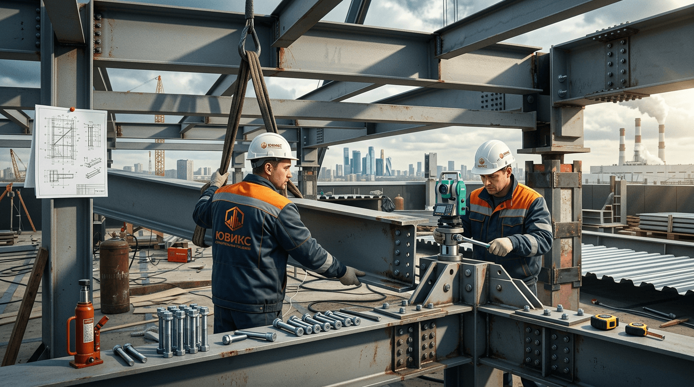 Монтаж металлоконструкций: технологии, этапы, нормативы и стоимость работ